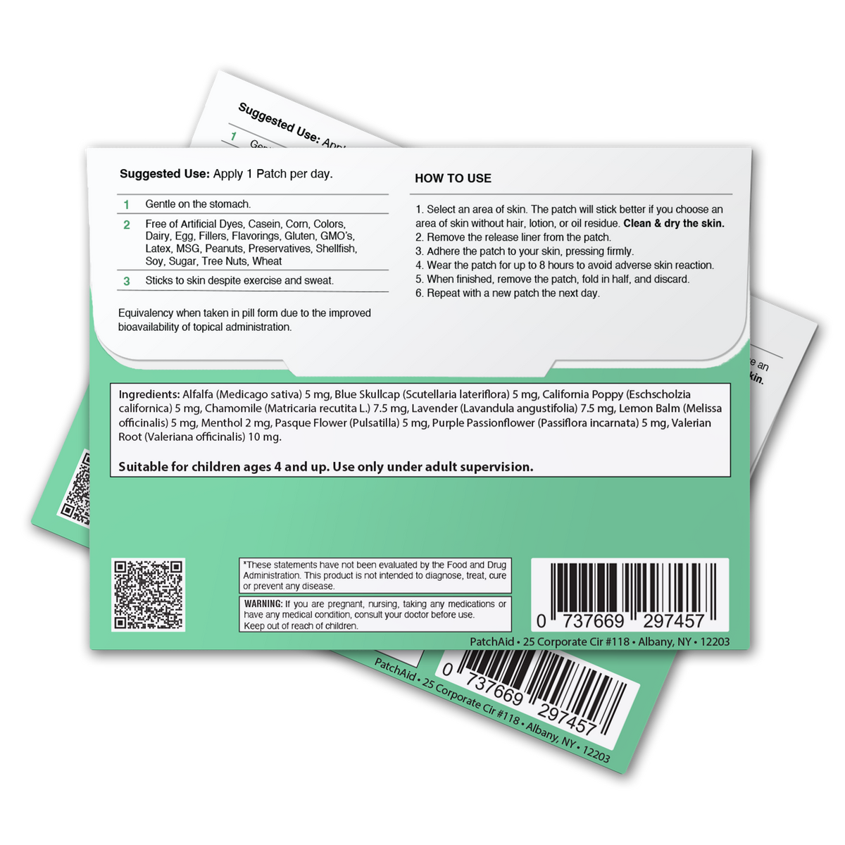 Kids Sleep Aid Patch - Melatonin-Free Calm & Rest Support