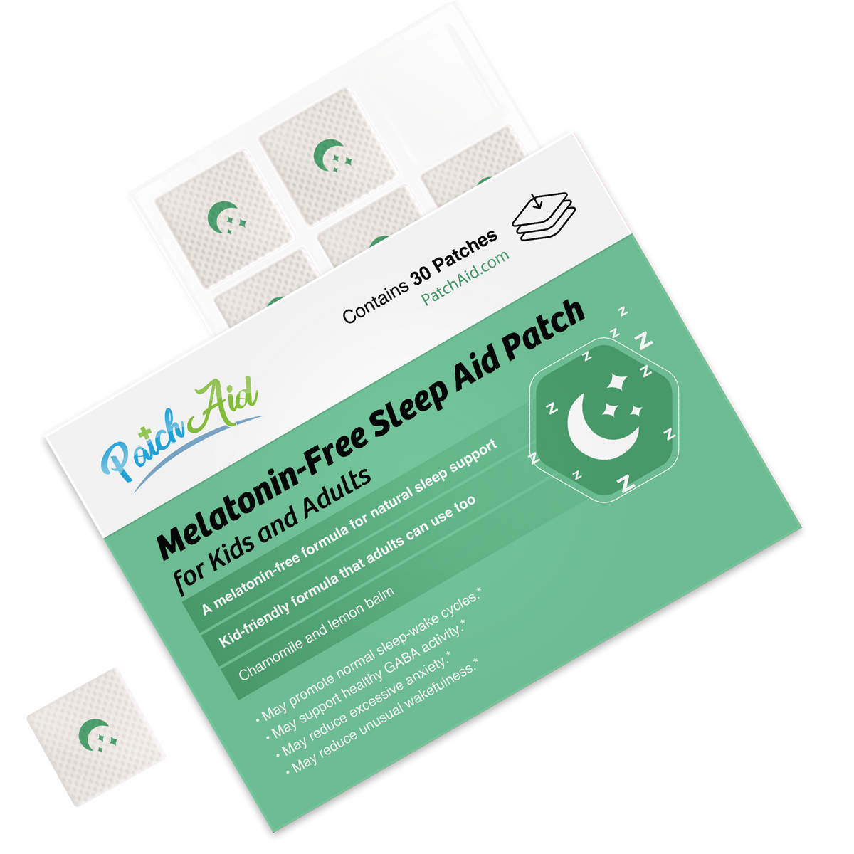 Kids Sleep Aid Patch - Melatonin-Free Calm & Rest Support