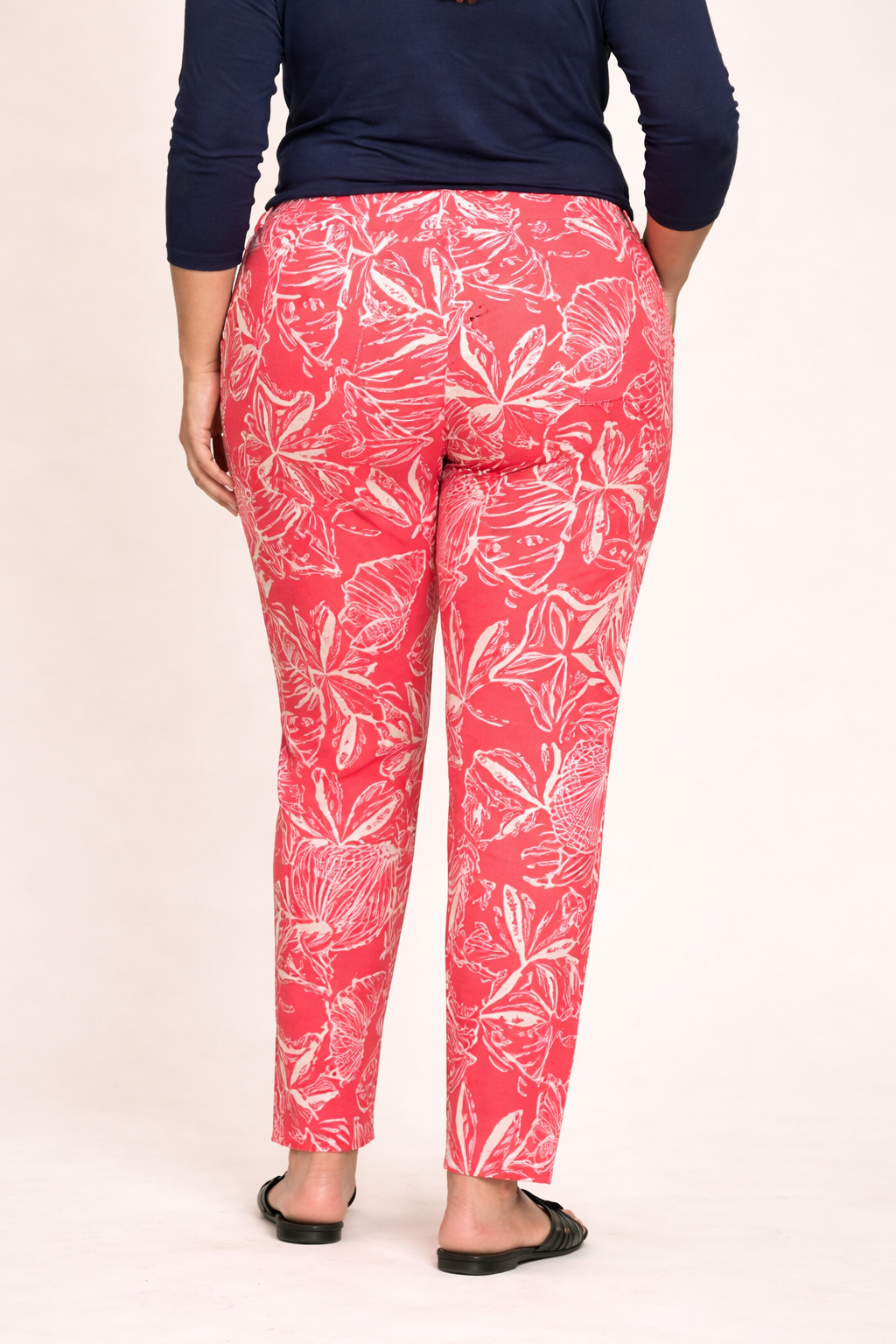 Sun-Protective Coral Print Pants