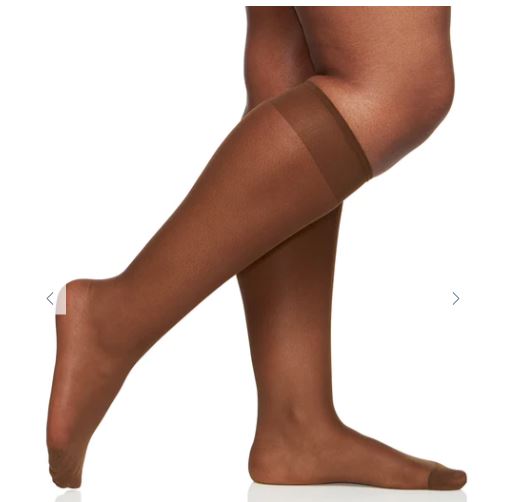 Queen All Day Sheer Knee High with Sandalfoot Toe