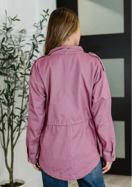 Blush Pink Utility Jacket