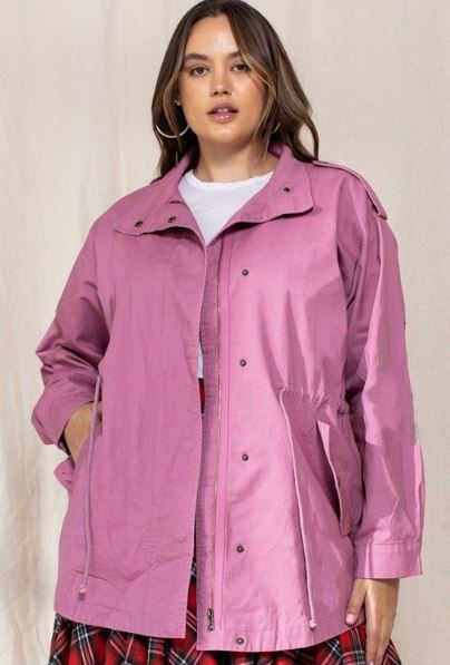 Blush Pink Utility Jacket