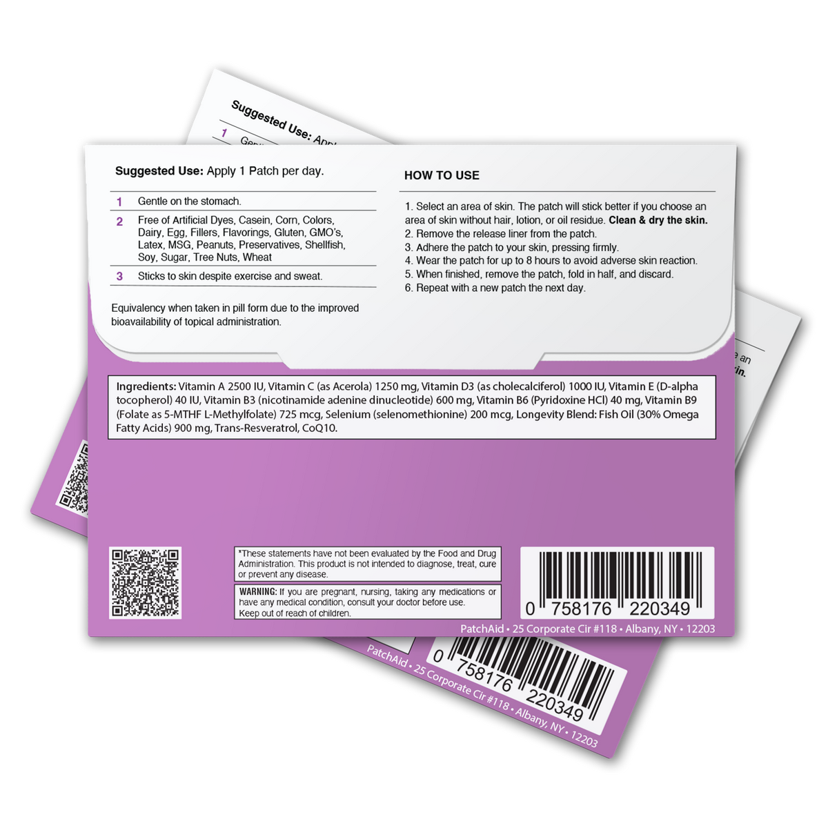 Anti-Aging Complete Vitamin Patch - Skin Health & Vitality