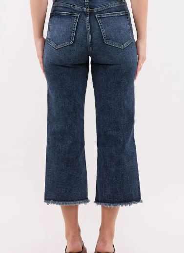 Dark Wash Cropped Jeans