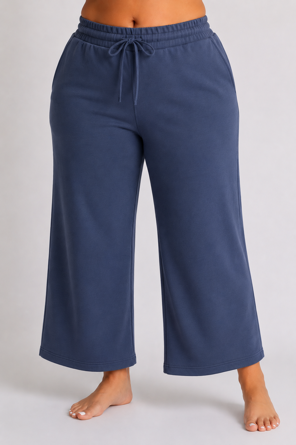 Soft Cropped Scuba Pants for Women