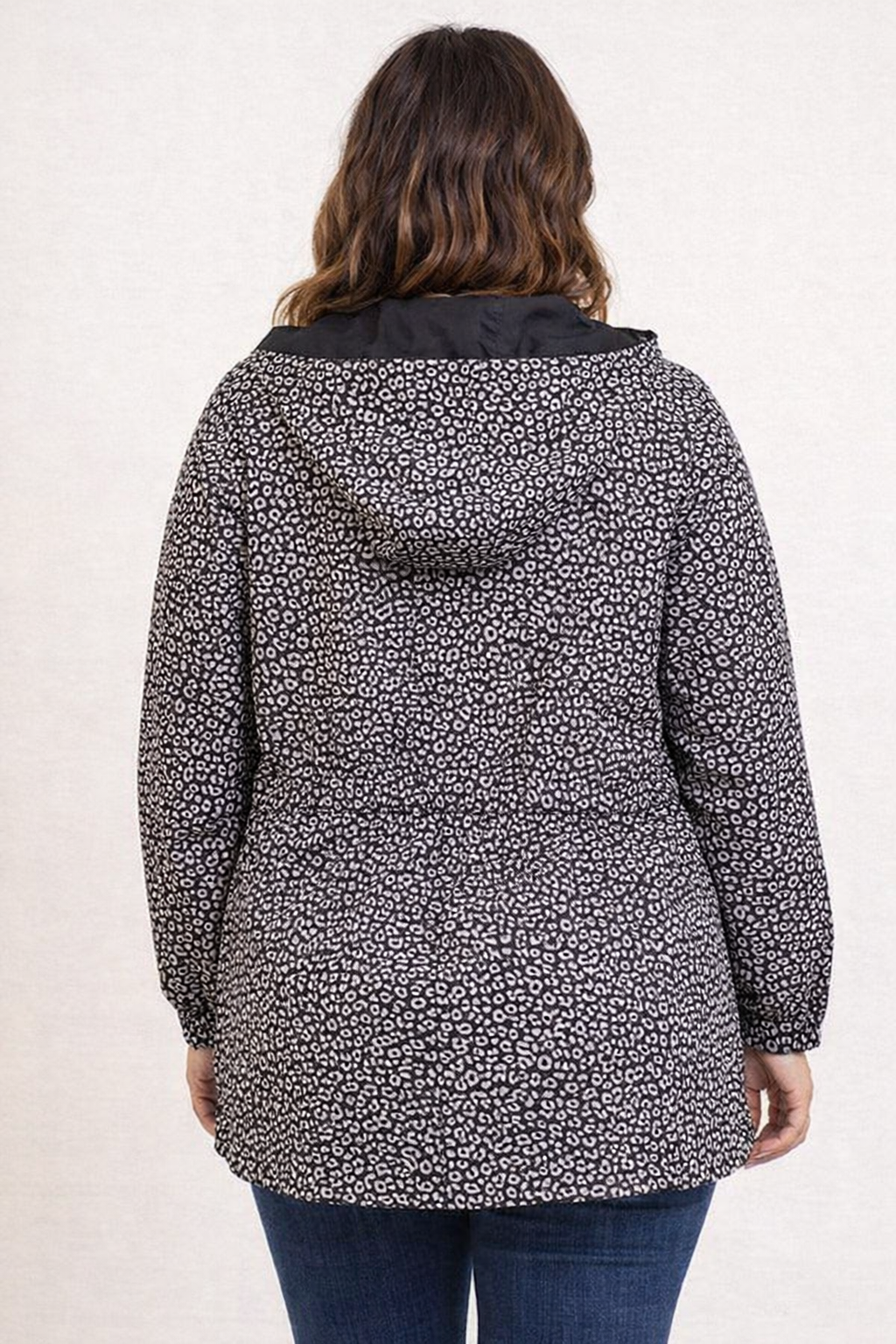 Leopard Print Windbreaker Jacket