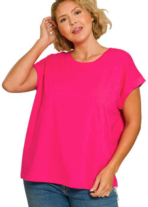 Relaxed Cotton T Shirt Women