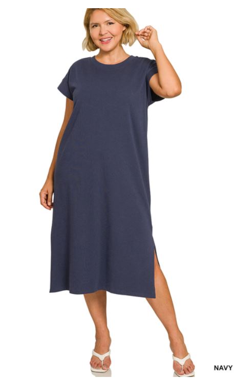 Women’s Cotton Midi T-Shirt Dress