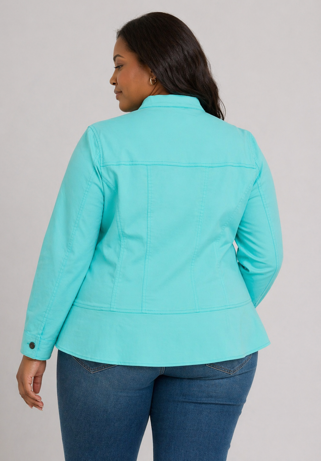 Plus Size Lightweight Shacket