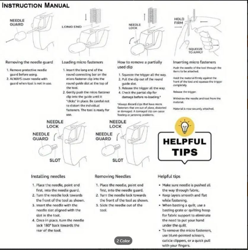 "Stitch, Please!" Mini Fastening Gun – Your Quick Fix Hero
