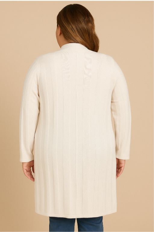 Plus Size Mid Size Summer Long Sleeve Cardigan