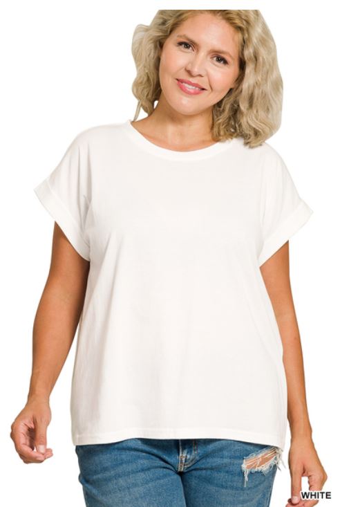 Relaxed Cotton T Shirt Women