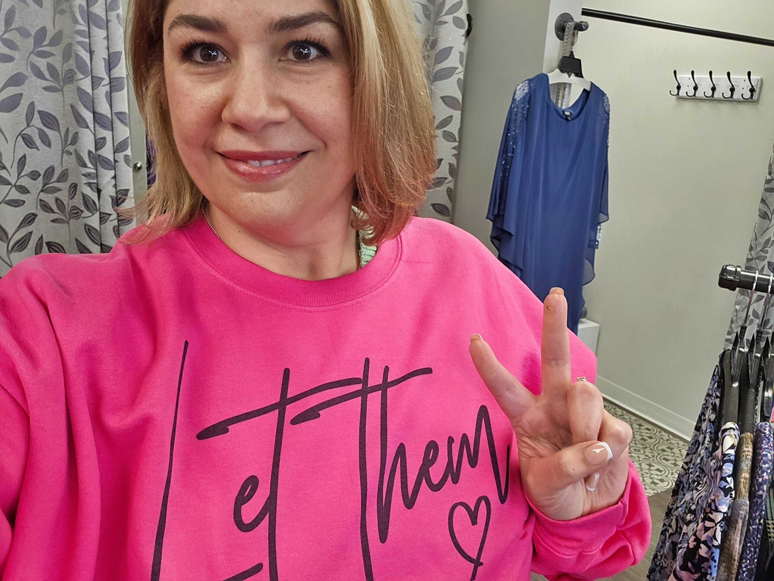 Plus Size Let Them Sweatshirt L-5X
