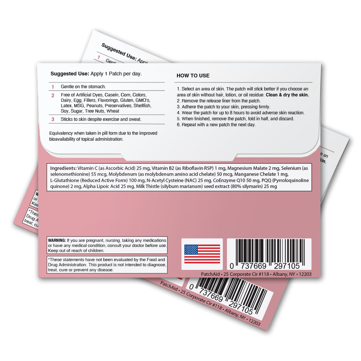 Glutathione Plus Patch - Antioxidant & Detox Support