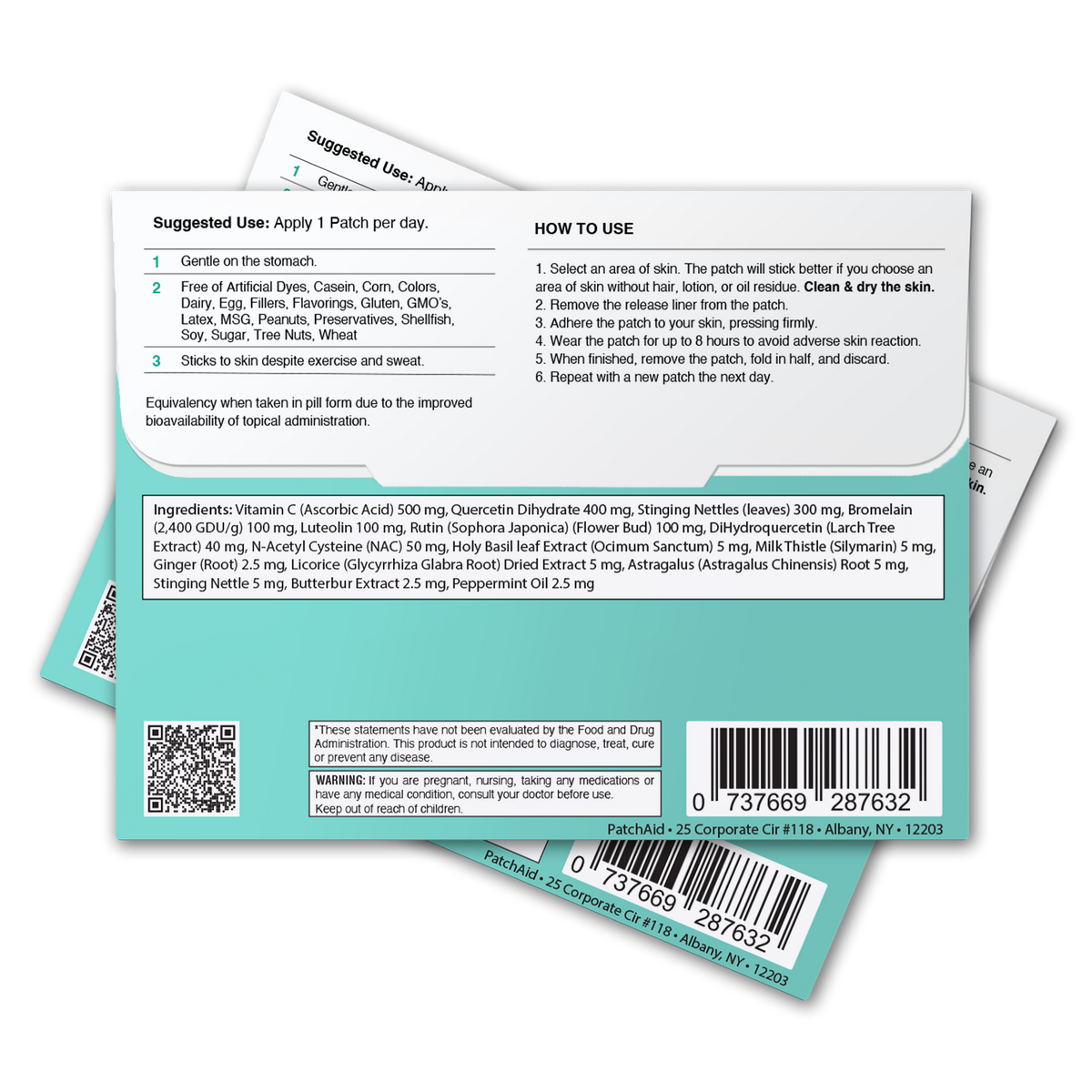 Allergy Plus Vitamin Patch - Natural Allergy Relief