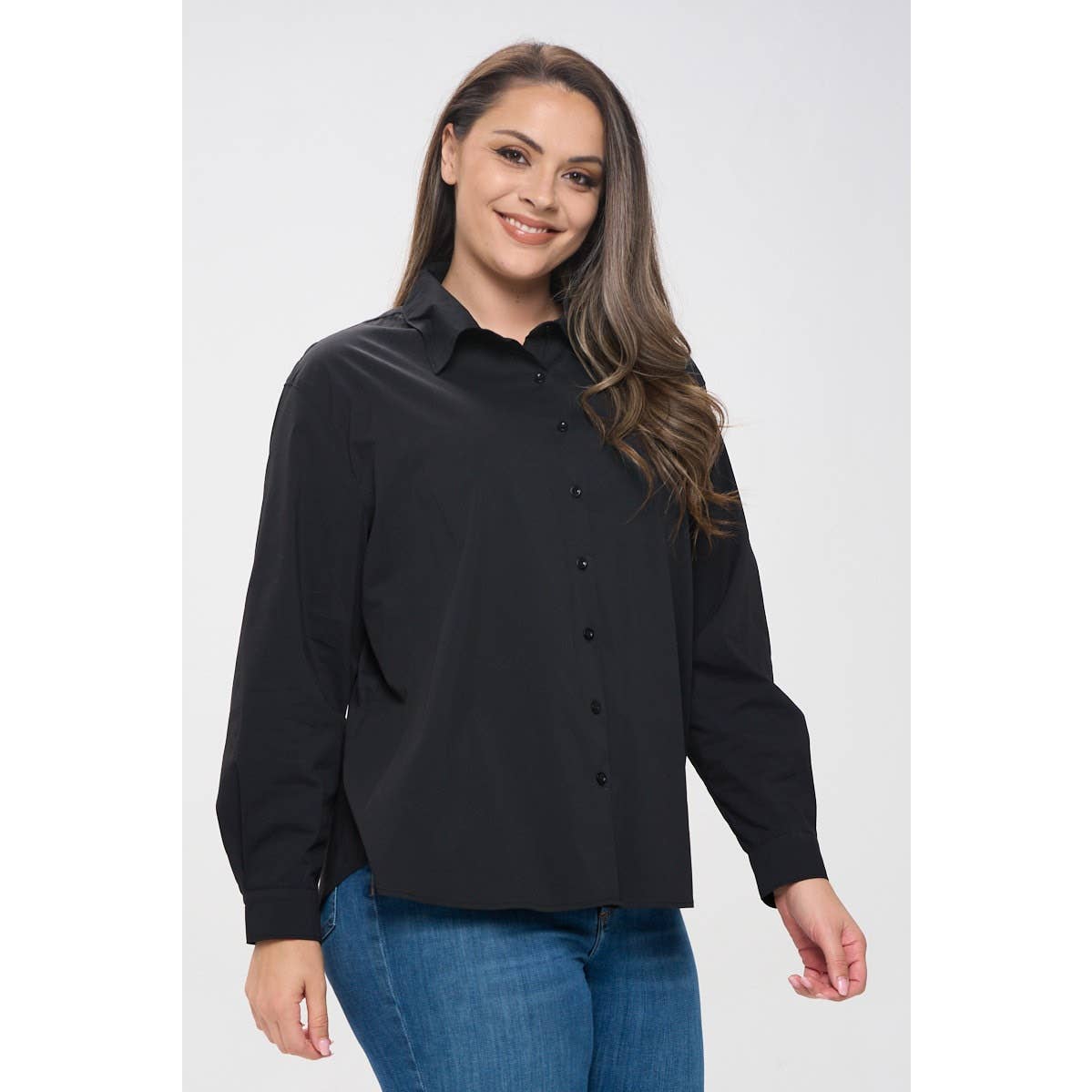 Ellery Black Cotton Button-Down Shirt