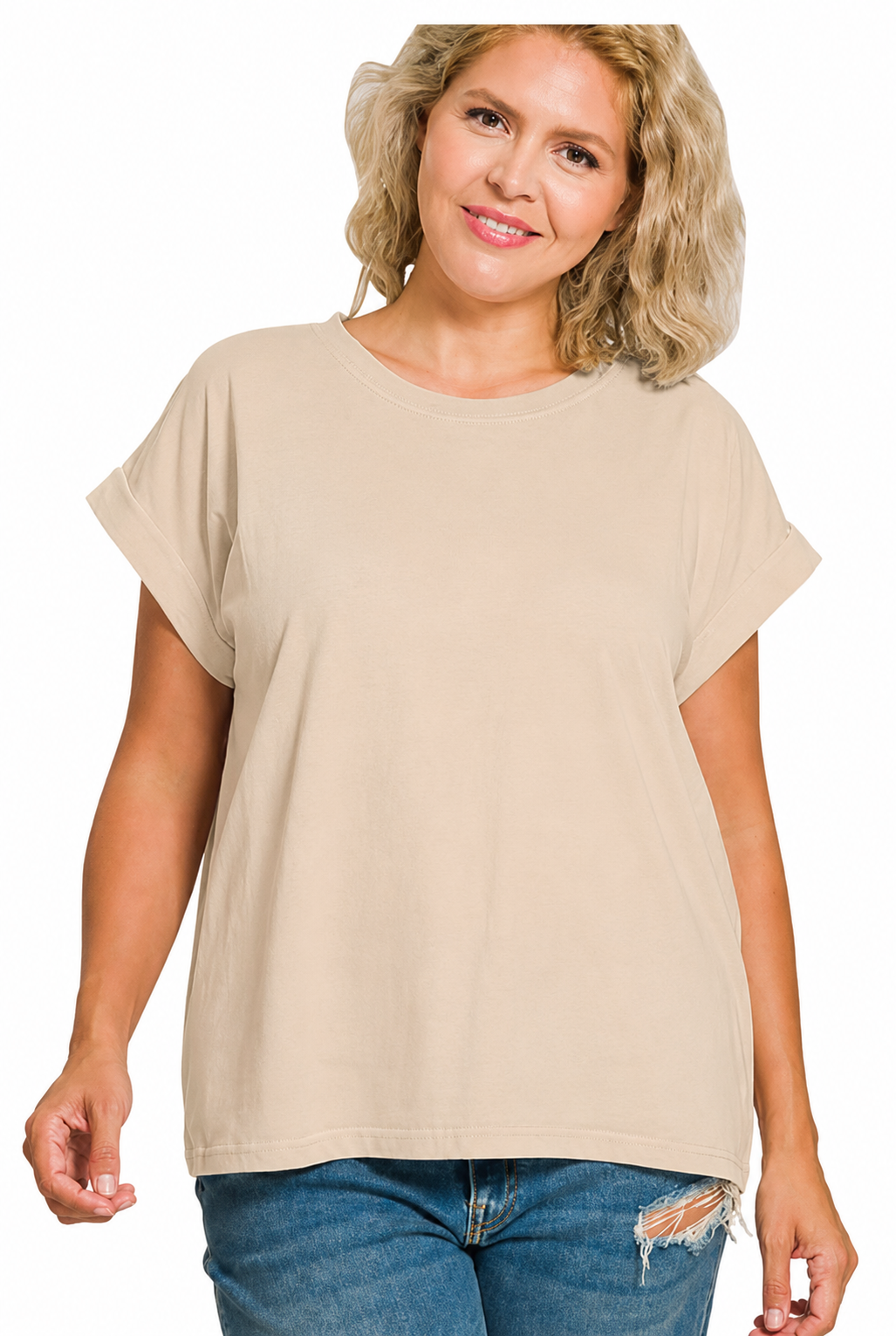 Relaxed Cotton T Shirt Women