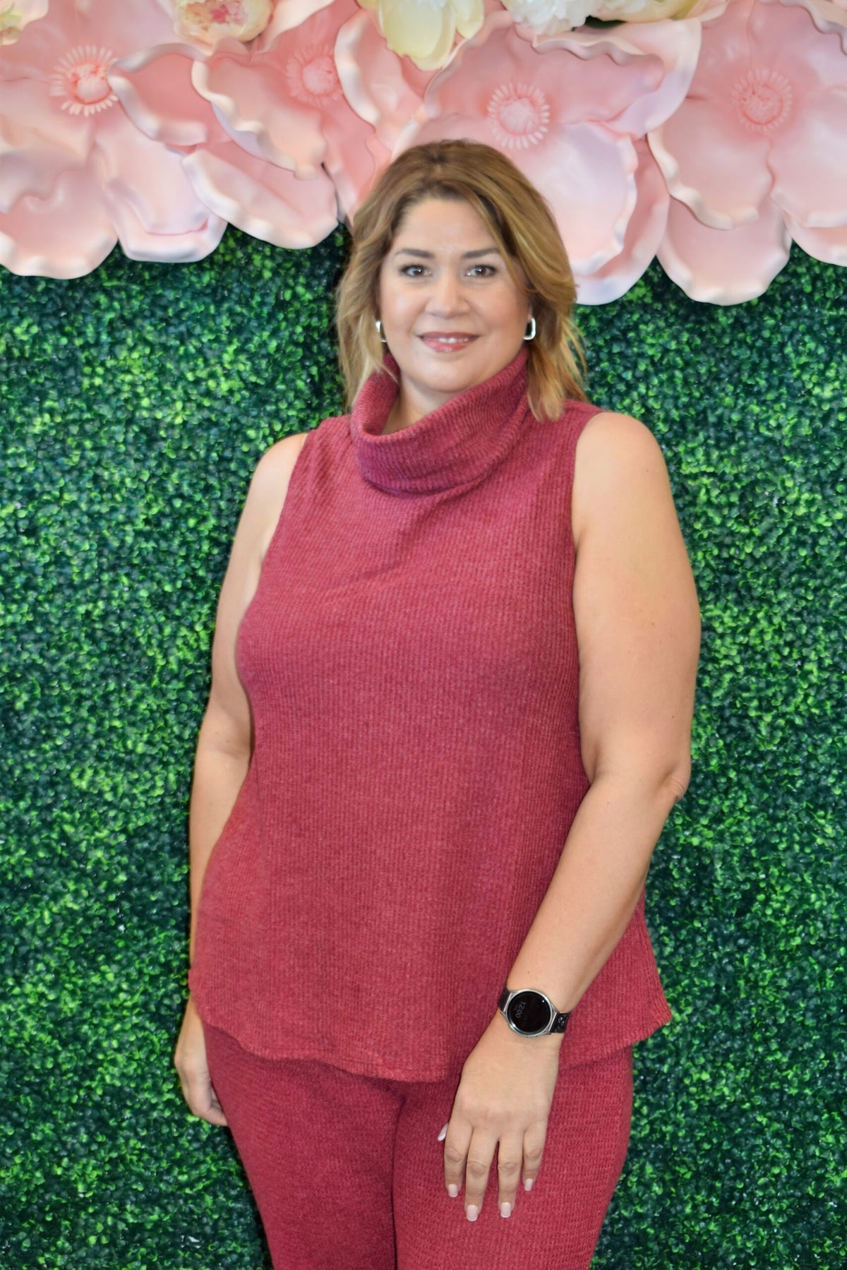 Weekender Cowl Neck Sleeveless Top