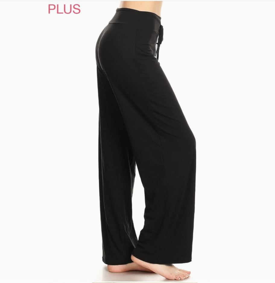Butter Soft Lounge Pants for Women – Ultra-Comfort Relaxed Fit (S–3X, Black or Brown)
