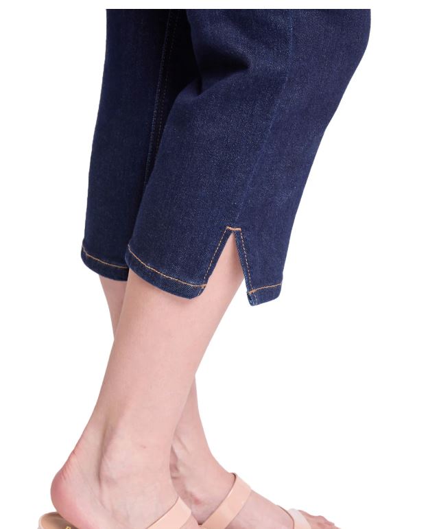 Plus Size Mid Size Essential Denim Capri Sizes 7-24W