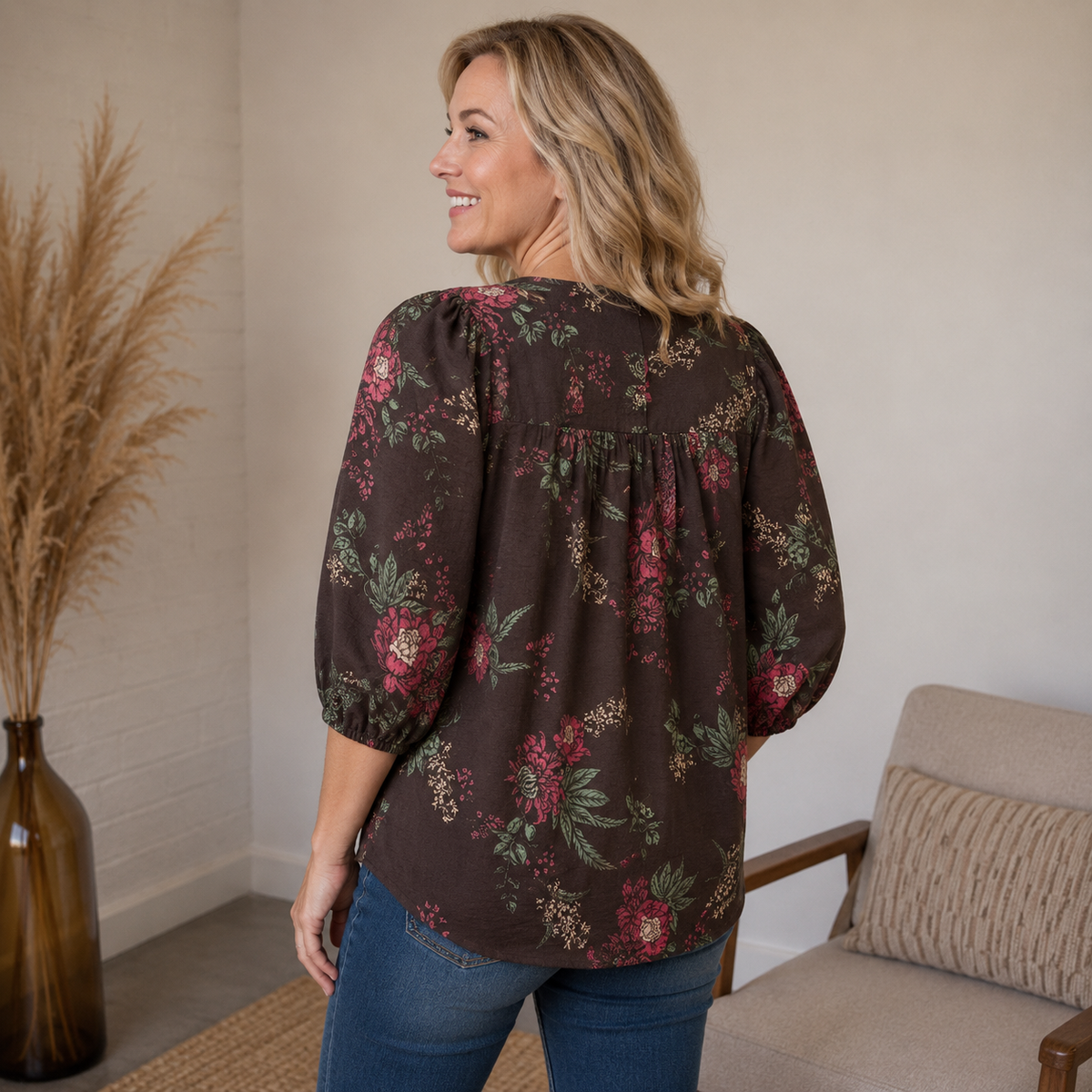 Autumn Bloom Airflow Blouse
