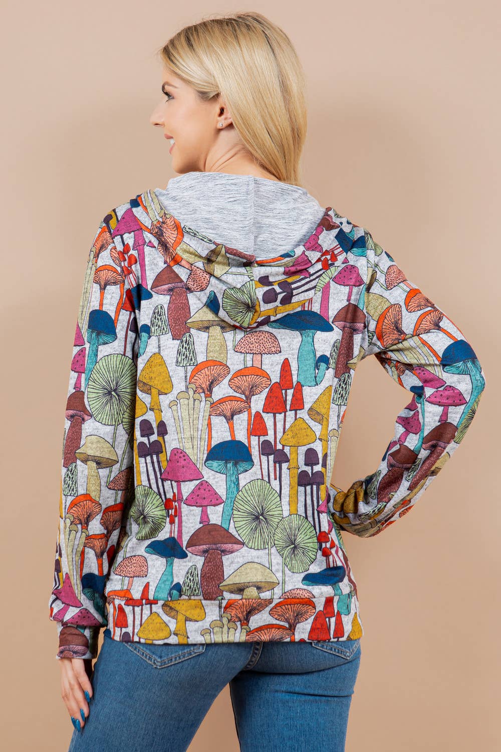 Mushroom Mood Zip Hoodie