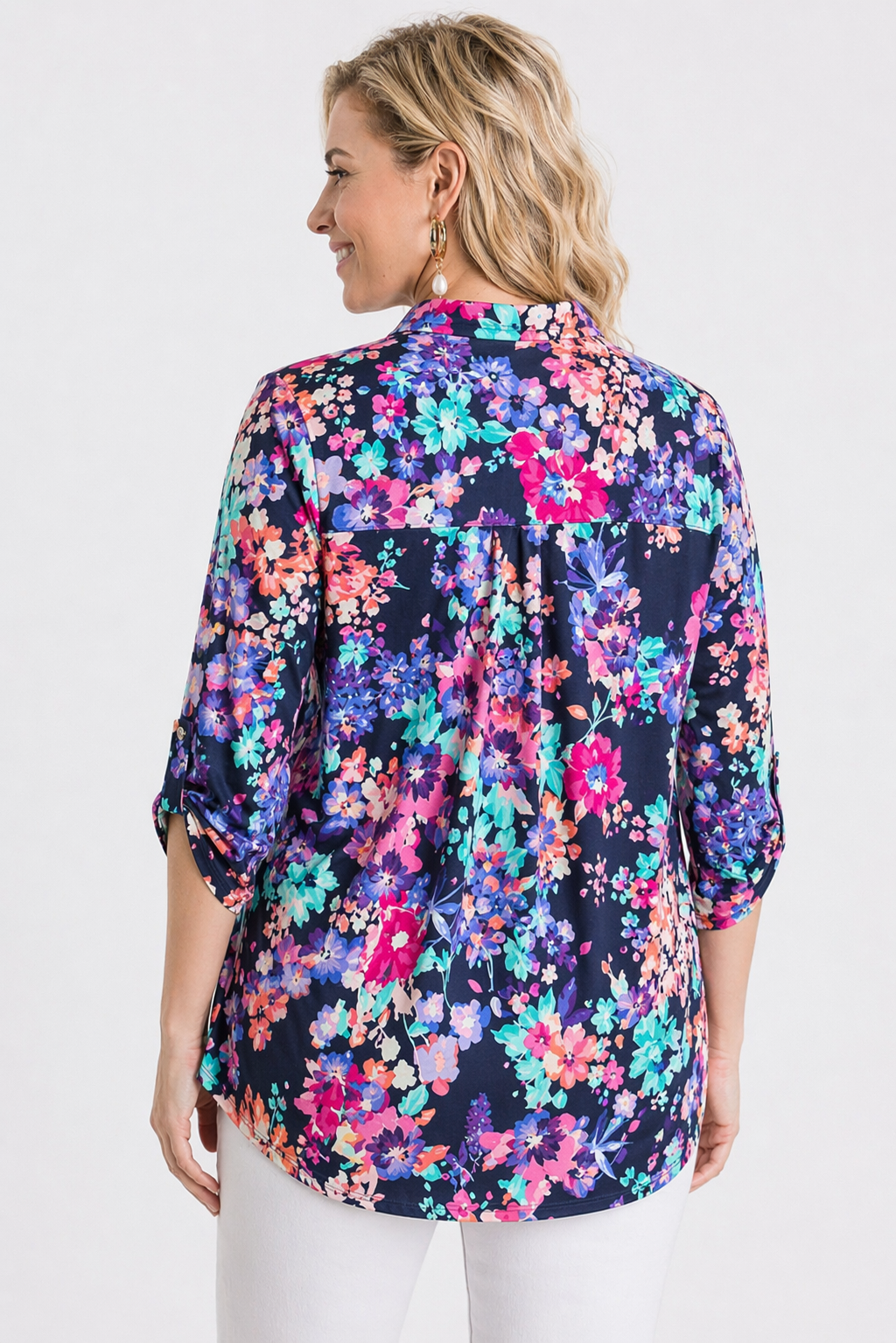 Floral Blouse Women