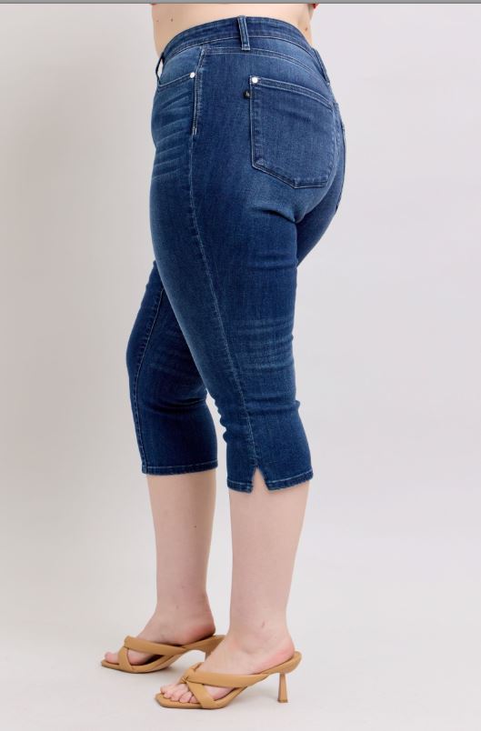 Plus Aurora Skinny Fit Capri Jean