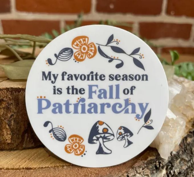 Sassy Cross Stitch Kit Fall Of Patriarchy