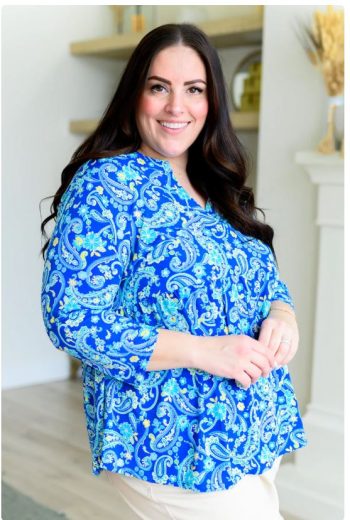 Plus/Mid Bulgari Lizzy Babydoll Top