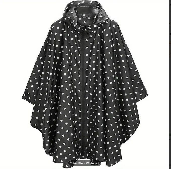 Plus/Mid Size Rain Poncho