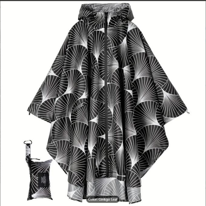 Plus/Mid Size Rain Poncho