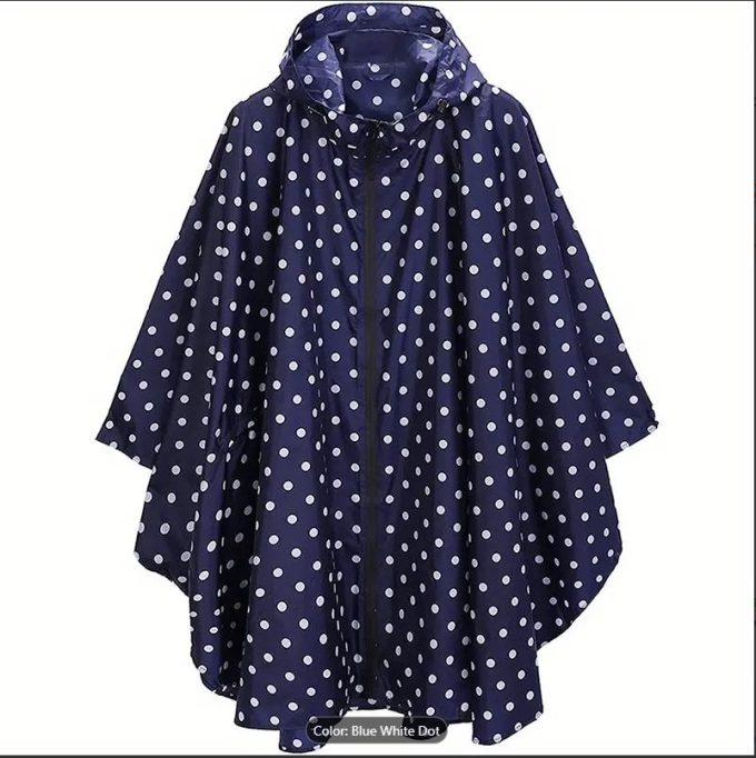 Plus/Mid Size Rain Poncho