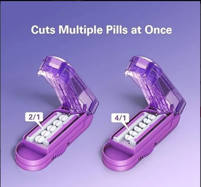 Pill Cutter Splitter For Cutting Multiple Pills