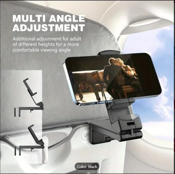 Universal in Flight Airplane Phone Holder Mount