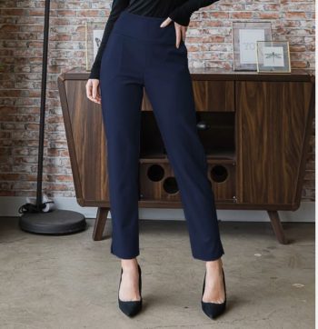 Plus Capri Straight Leg Pant