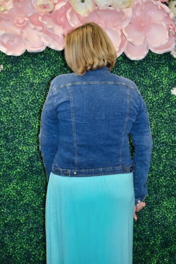 plus size jean jacket