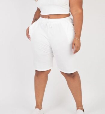 french terry bermuda shorts