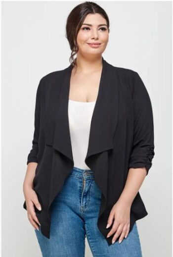 Plus Black blazer