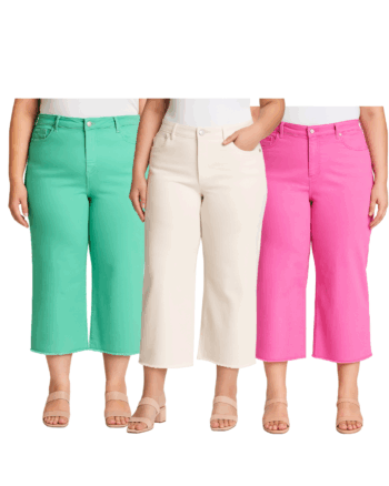 RFM Chloe cropped wide leg jeans