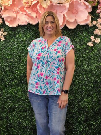 plus size dear scarlett short sleeve shirt